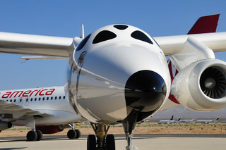 Illustration for article titled First Virgin Galactic White Knight II Photos